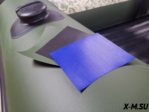 Ремкомплект для ПВХ лодок и матрацов в тубусе ТРИ КИТА